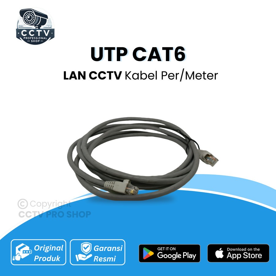 Kabel Lan UTP Cat6 Per/Meter