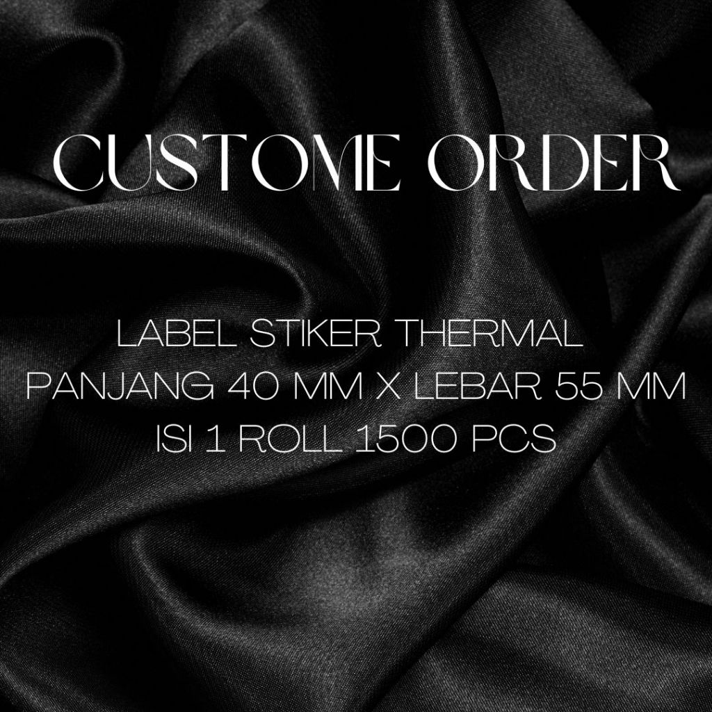 

LABEL STIKER THERMAL 55X40 MM LABEL BARCODE THERMAL 55X40 MM