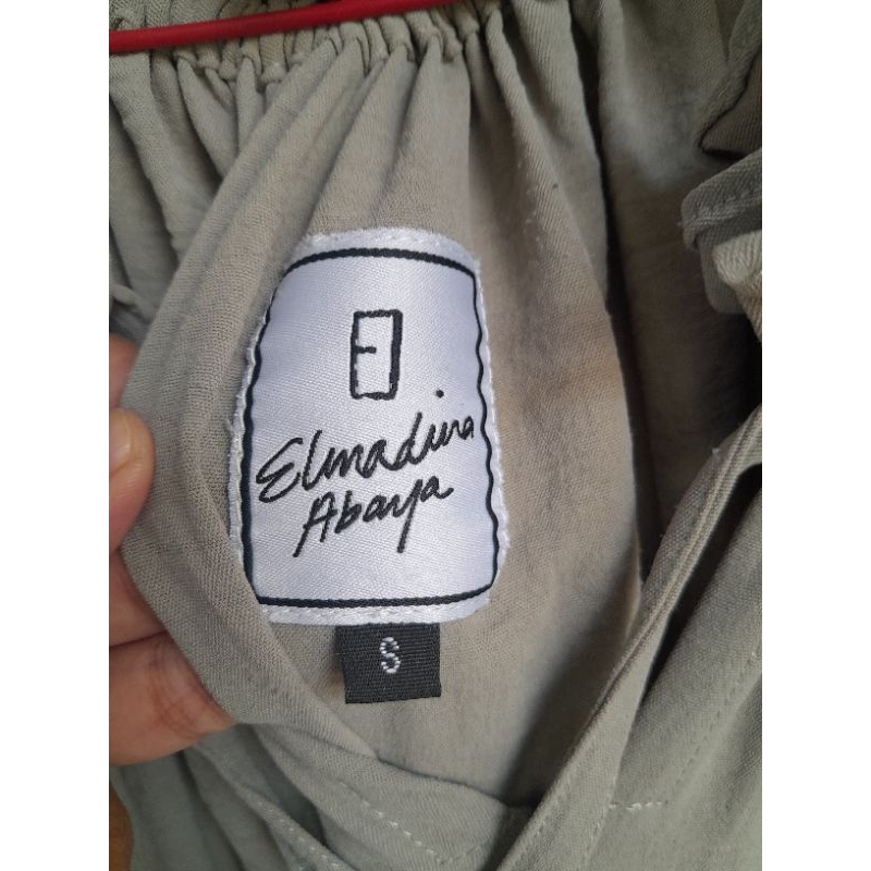 the dress og elmadina abaya sage size s