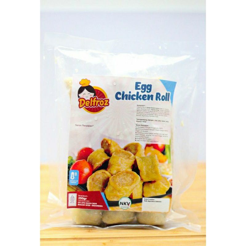 

Delfroz Egg Chicken Roll Frozen Food