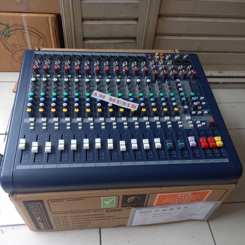 MIXER SOUNDCRAFT MFX12 GRADE A +++ SUPER MIXER MFX 12