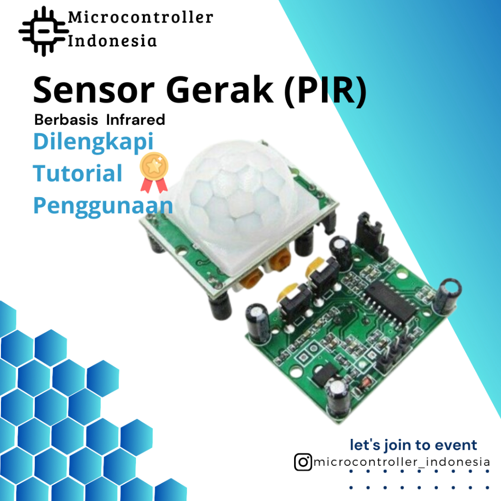 PIR Motion Sensor Detector / Sensor Gerak