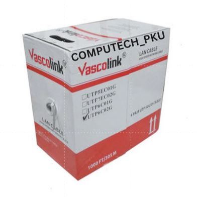 VascoLink CAT6E Kabel Lan UTP / 1Meter - Vascolink CAT6 CAT 6 E