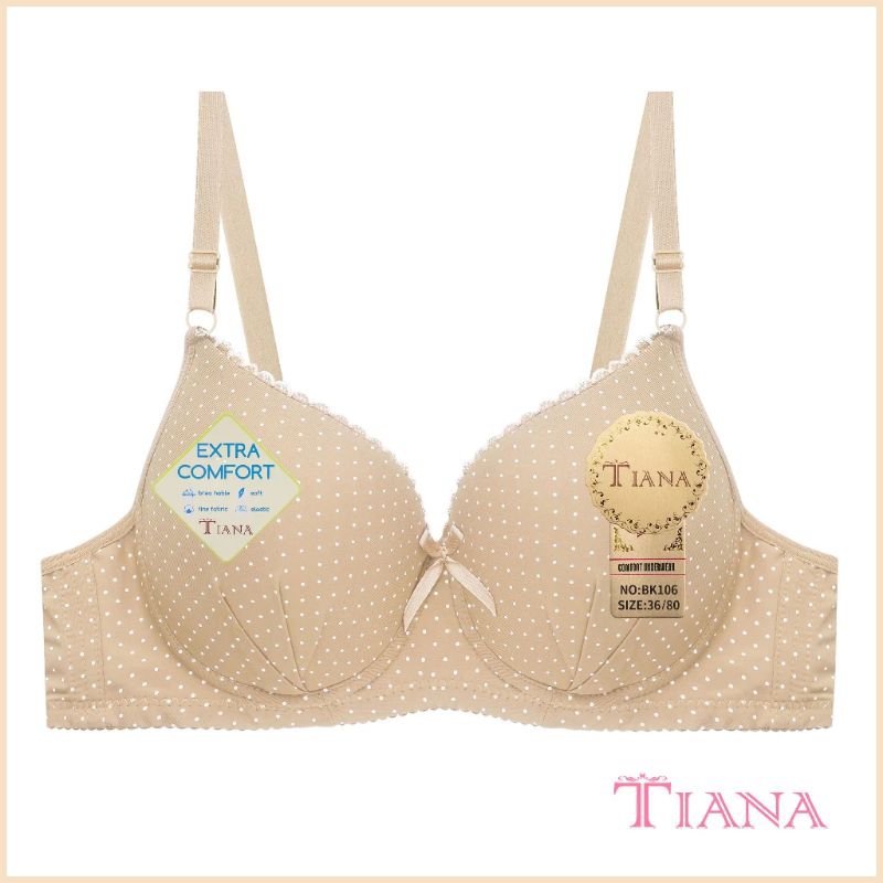 BK 106 Bra kawat cup C Bra kawat ukuran cup Besar ukuran 38.40.42.44 Kancing 3