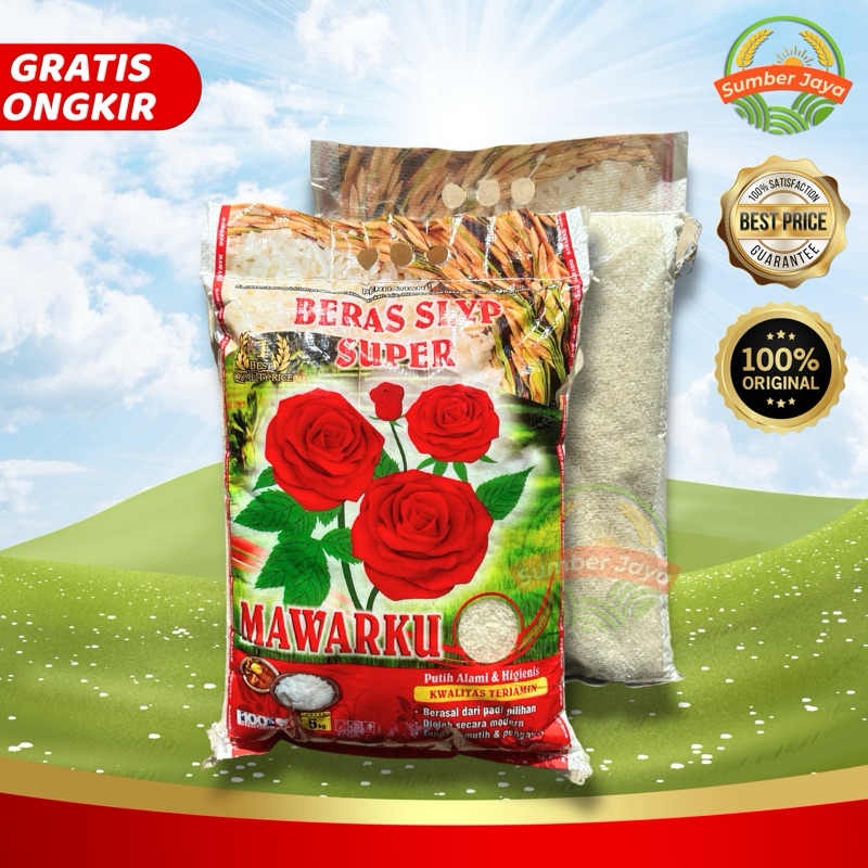 

Beras Merk Mawarku 5kg / Harga Promo