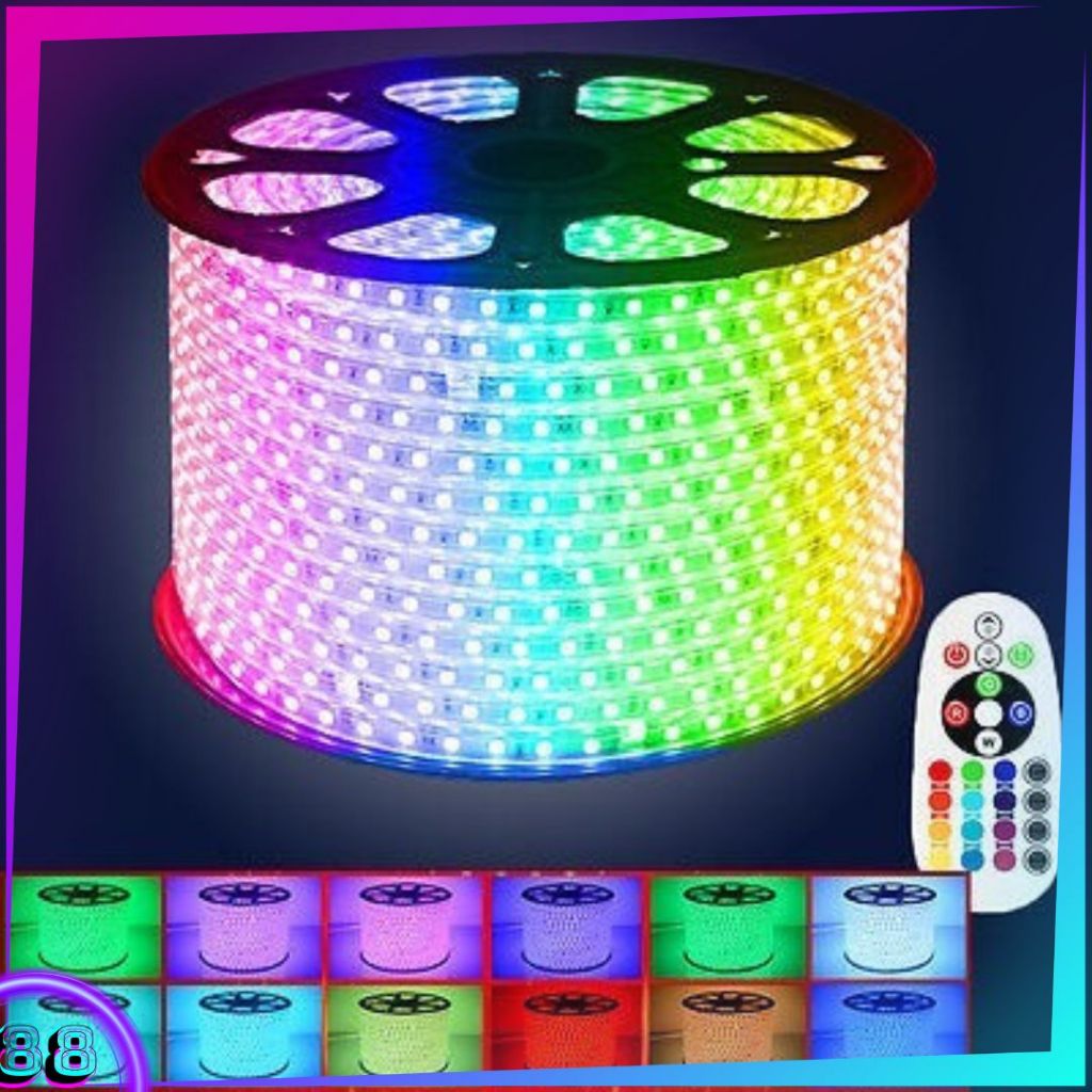 Lampu Led Strip Light RGB SMD 5050 AC 220V 100 meter