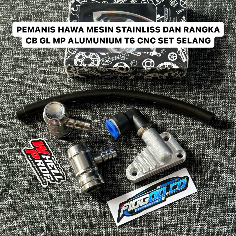 PEMANIS SELANG HAWA MESIN STAINLESS SET DUDUKAN SELANG HAWA MESIN CNC TIGER SELANG HAWA TIGER PEMANI
