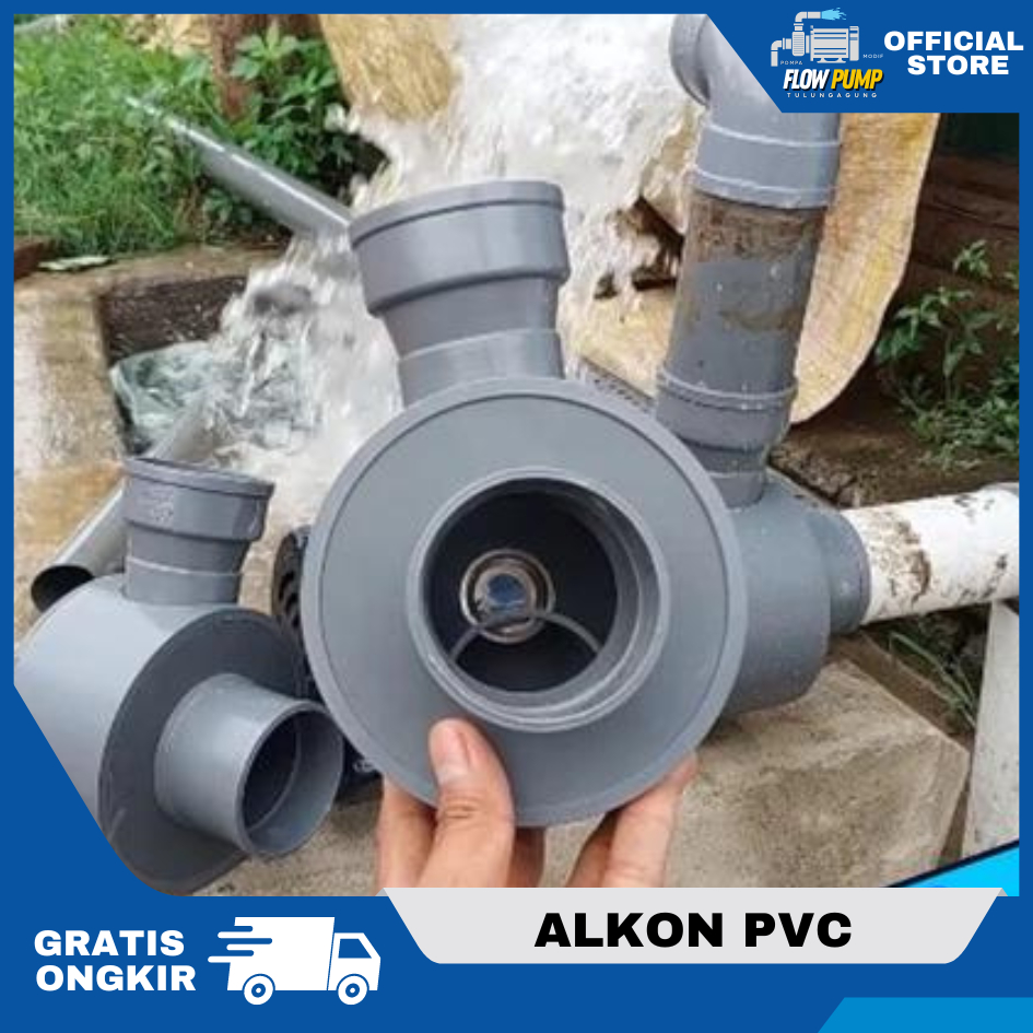 Alkon PVC Alkon Keongan Pompa Air Modifikasi 2 DIM Debit Air Super Besar