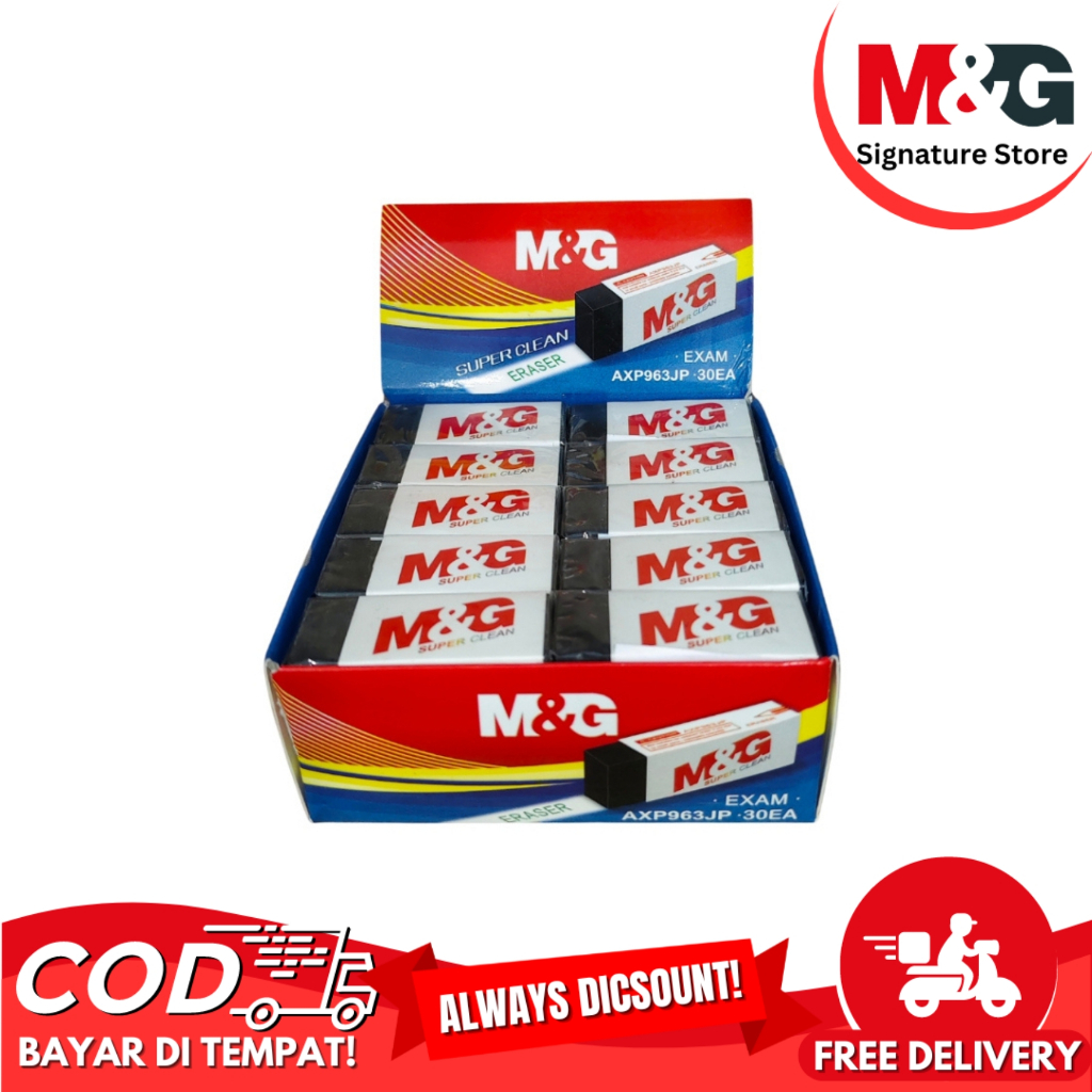 

Penghapus Hitam M&G Super Clean Eraser Warna Hitam Satuan #AXP963JP