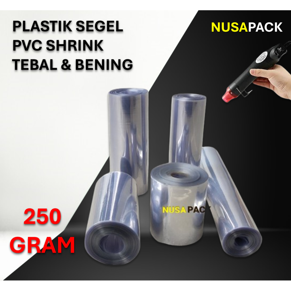 

plastik segel pvc shrink 250 gram