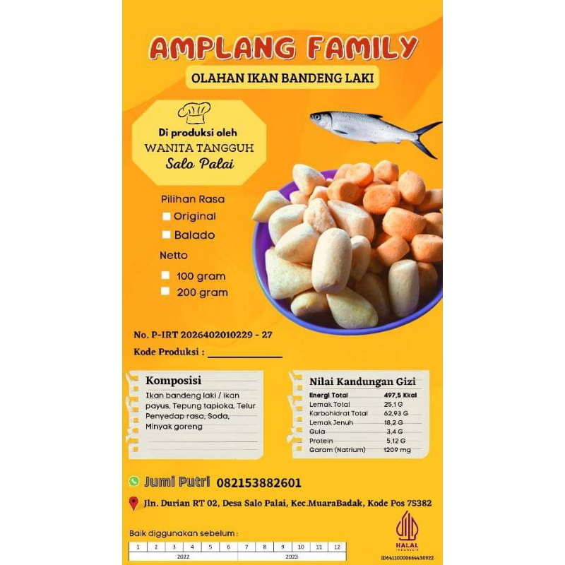 

amplng family dan keripik udang family