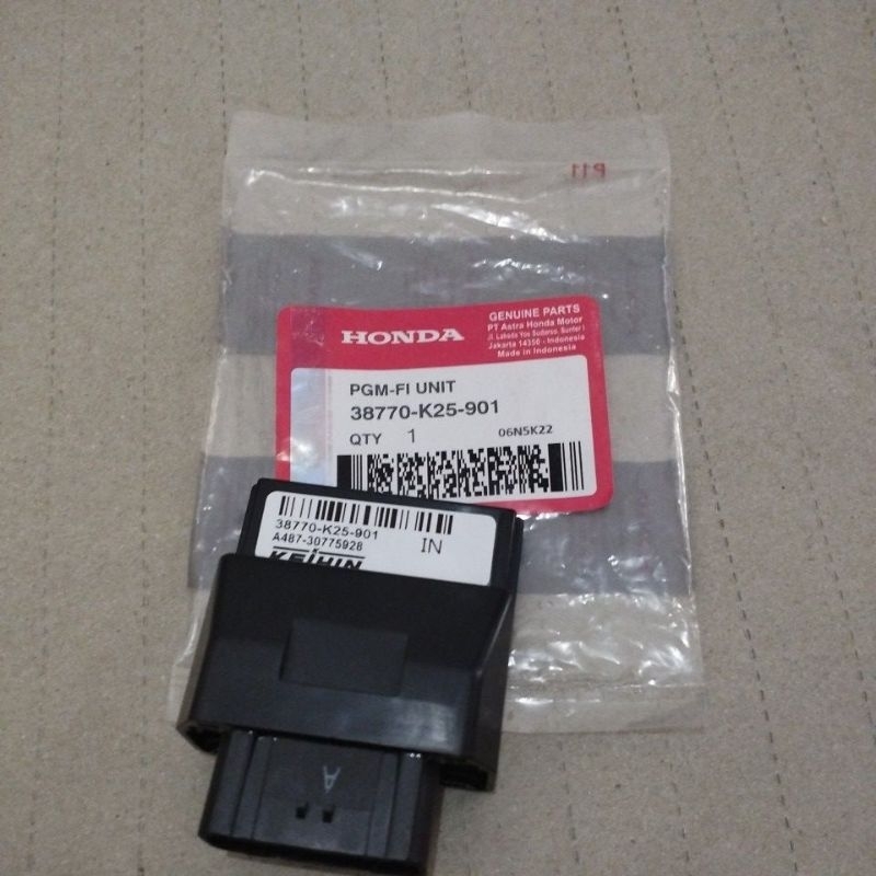 ECU CDI K25, ECU K25 BUAT MOTOR HONDA BEAT FI, SCOOPY FI,SPACY FI (STARTER KASAR)
