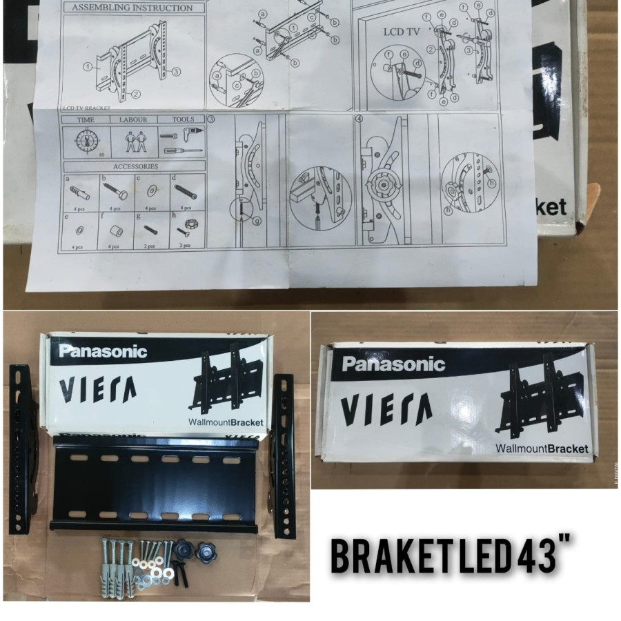 Bracket TV LED 43 Inchi - BRACKET LED VIERA PANASONIC
