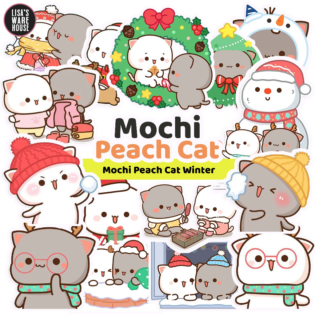 

Sticker Mochi Peach Cat Winter Volume 01