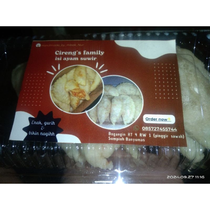 

Terlarisss CIRENG ISI AYAM SUWIR PEDASS nampoll