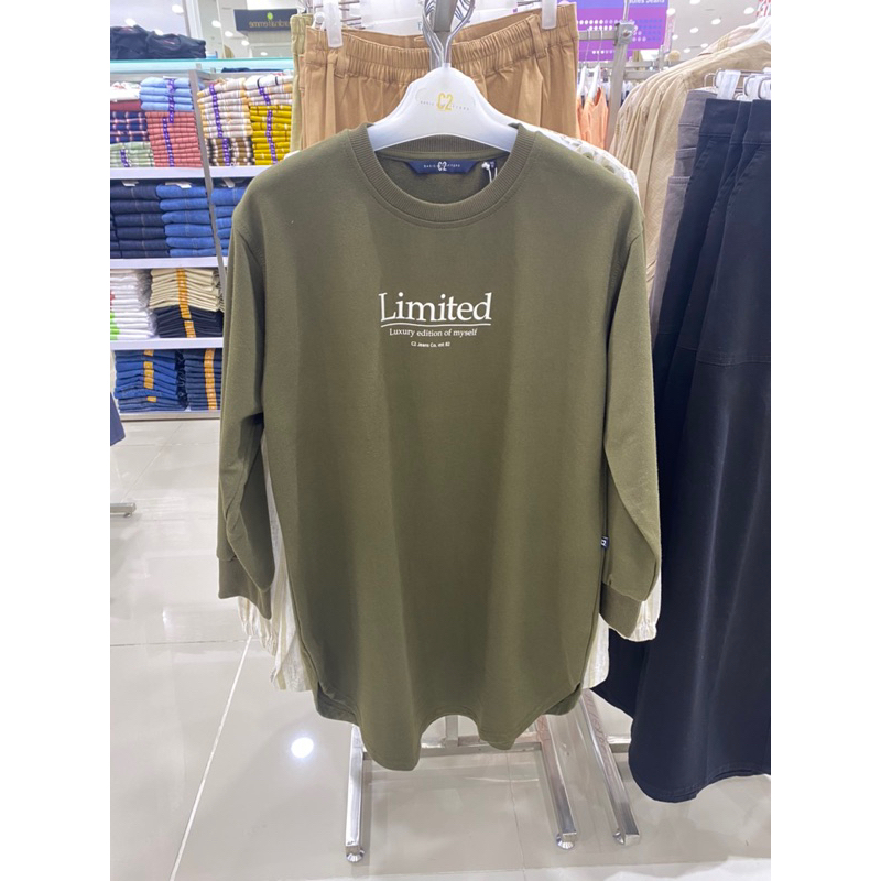 Kaos sweater panjang cewek merk C2 best seller termurah
