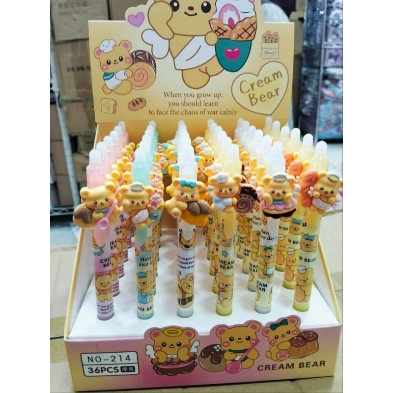 

1 BOX PEN HAPUS CREAM BEAR ISI 36
