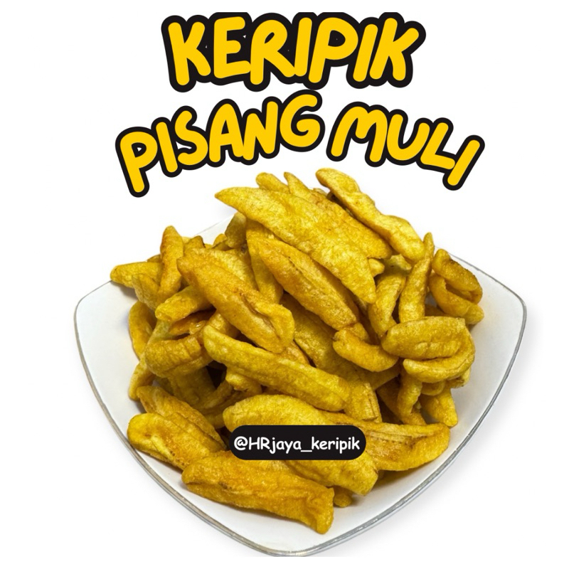 

PROMO 100 gram keripik pisang MULI banana chips manis & renyah