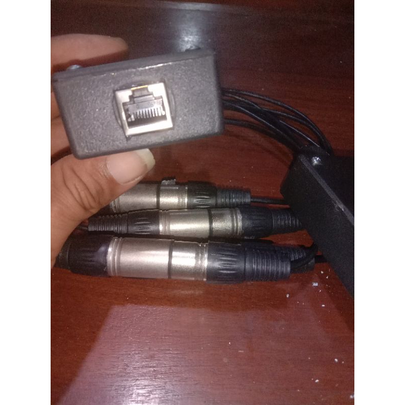 Converter xlr to lan