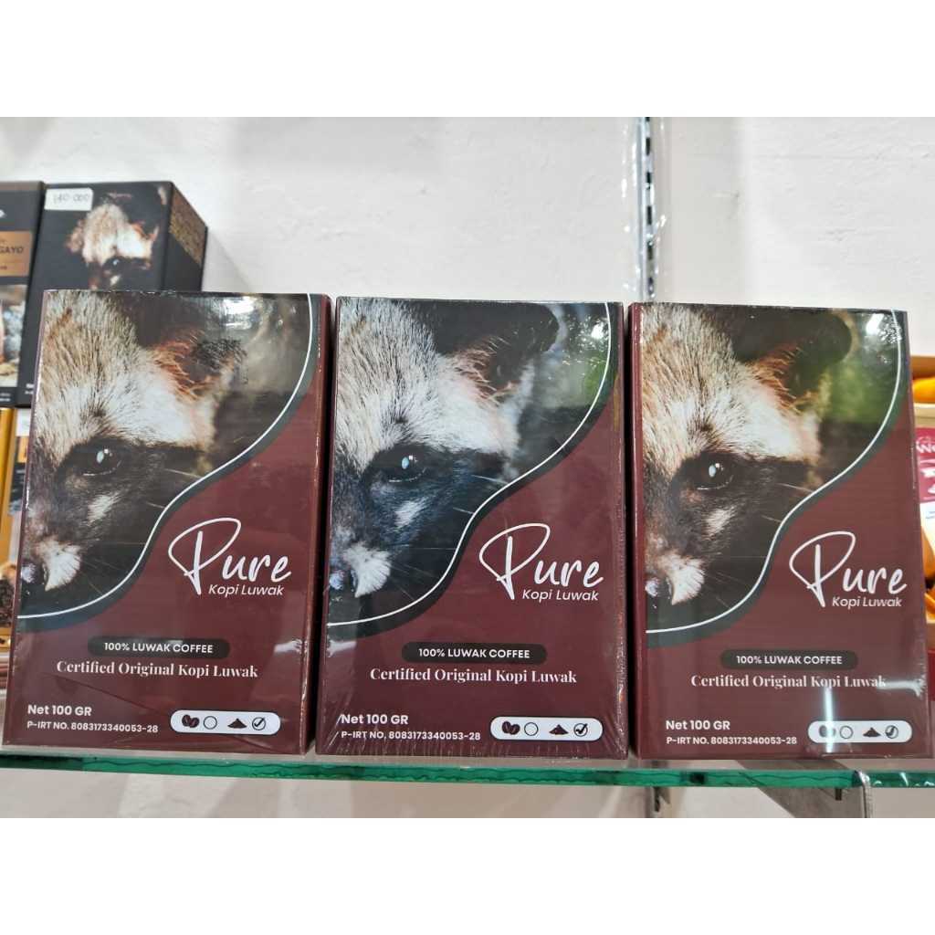 

WORCAS Pure Luwak Coffee 100gr - Classic Box Kopi Luwak