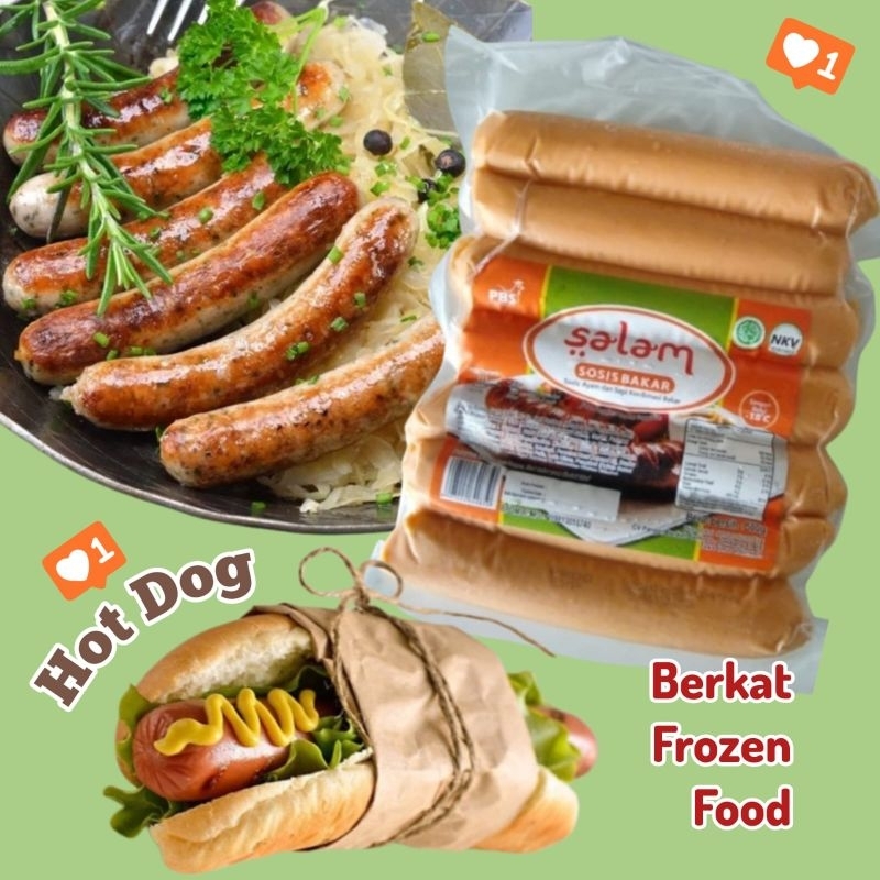 

Salam Sosis Bakar Jumbo Ayam + Sapi 600 Gr