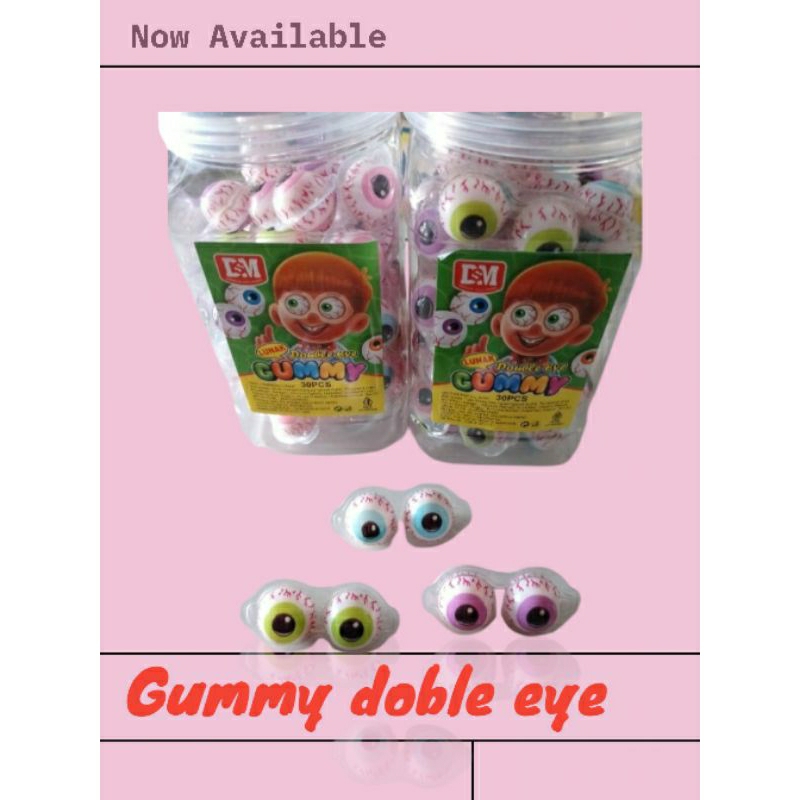 

permen lunak mata double isi 30