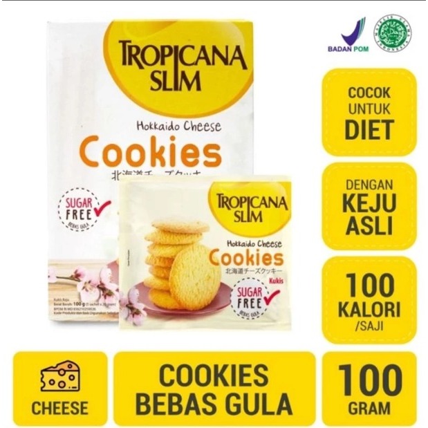 

ady78 Tropicana Slim Cookies Bebas Gula - Cheese / Garlic Butter / Korean Goguma / Klepon
