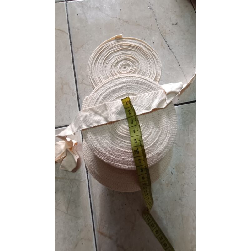 

pita katun twilltape/labelkatun 2cm