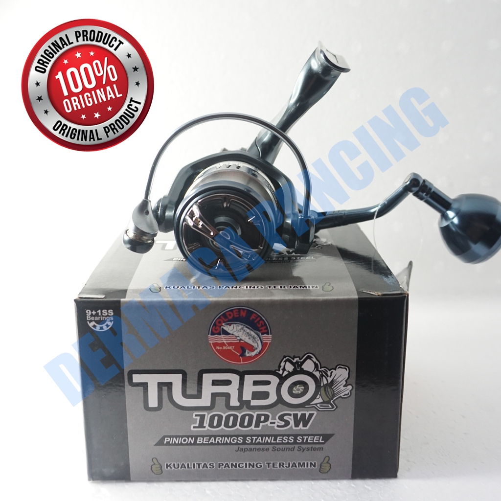 Reel Pancing Golden Fish Turbo 1000 SW 2000 SW 3000 SW 4000 SW 6000 SW