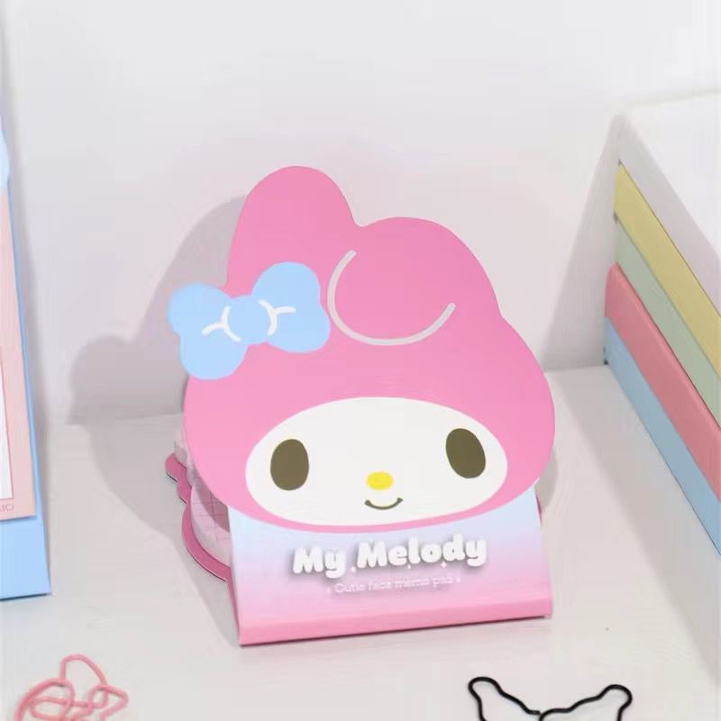 

Sticky Note Lucu Bentuk Kepala Kuromi Cinnamoroll My Melody/ Memo Mini Bentuk Kepala Kuromi melody dan cinamorol Original