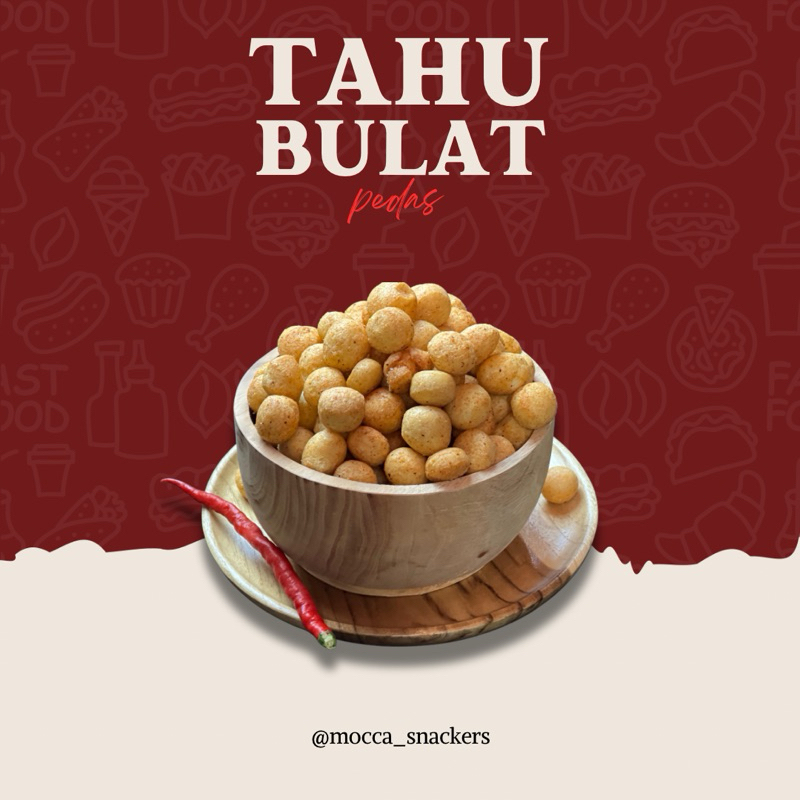 

Tahu Bulat Pedas 125 gram/175 gram by Mocca Snack