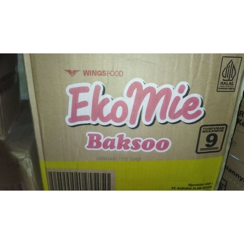 

Eko mie bakso 825g 1 dus