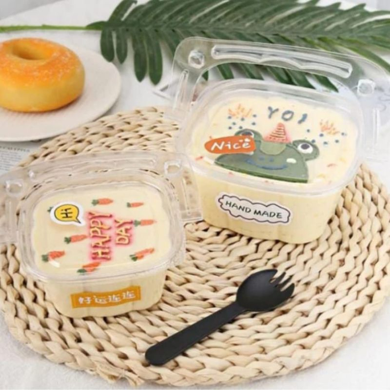 Paket Mika kranjang / Mika tenteng 500ml + tutup / Mika tray nasi / Tray mika serbaguna / Tray mika 