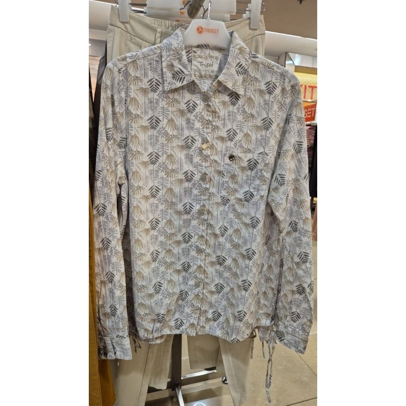 Baju Atasan Kemeja Serut Wanita TRISET Model Terbaru Size S-XL Original