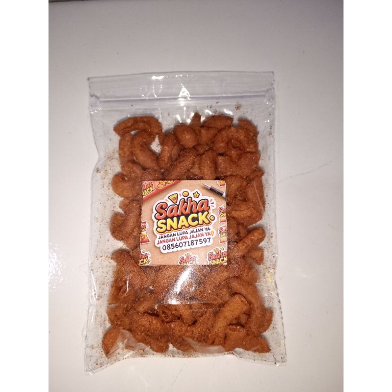 

Makaroni Bantet Pedas Sakha Snack