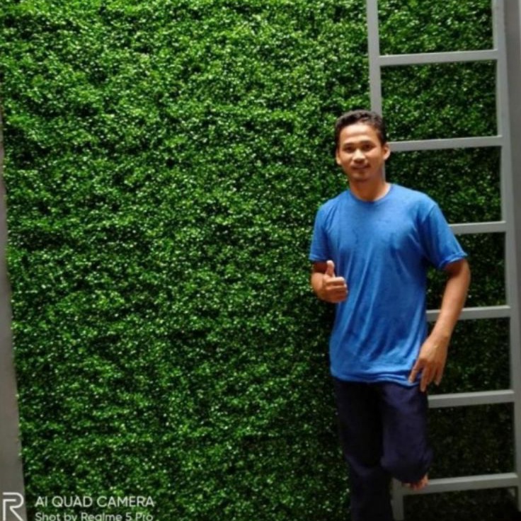 DAUN RAMBAT DOLAR DAUN SINTETIS 4X6 CM DAUN PLASTIK TANAMAN SINTETIS TANAMAN DINDING RUMPUT DINDING 