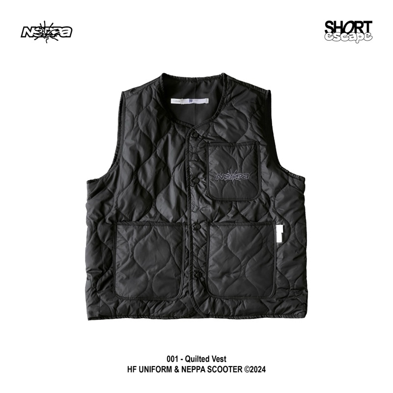 Bundling Nepa & HF Short Escape : 001 Qualited Vest keychain + stiker neppa