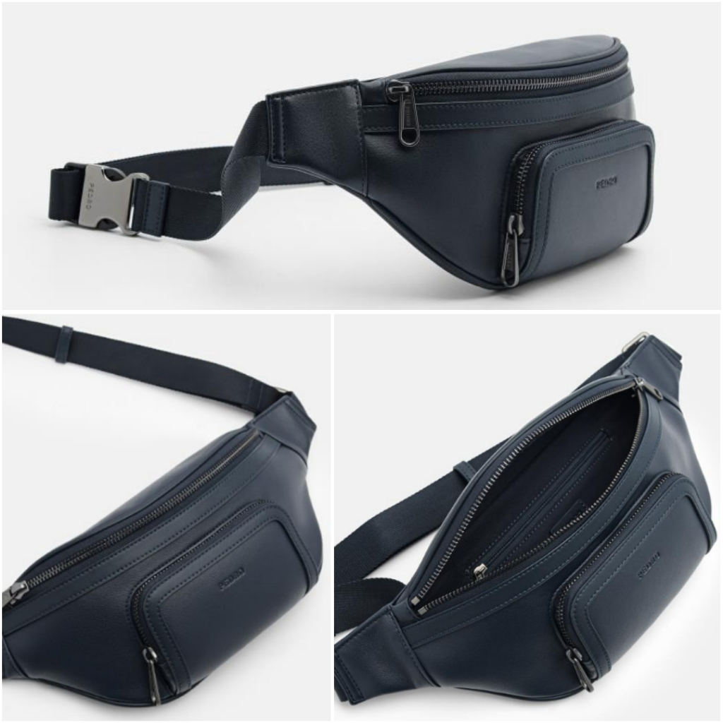 Tas Pedro Fred Sling Pouch Original Man Waist Sling Belt Bag Tas Pinggang Pria Cowok Laki Laki