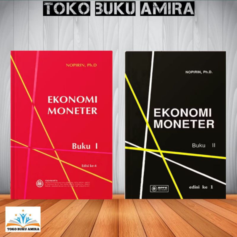 EKONOMI MONETER BUKU 1 & 2  BY NOPIRIN ph. D.