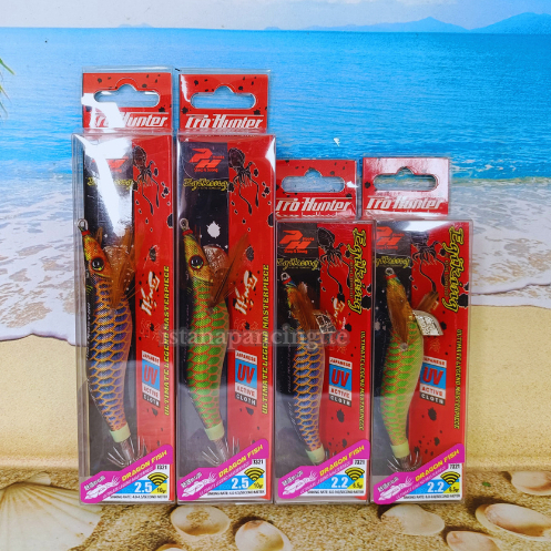UMPAN CUMI EGI KING PRO HUNTER DRAGON FISH 2.2 / 2.5 RATTLE EGI SQUID