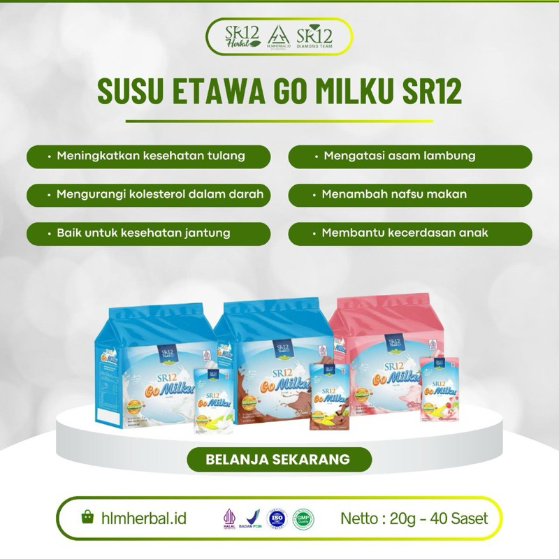 

Susu Etawa Go Milku Saset SR12