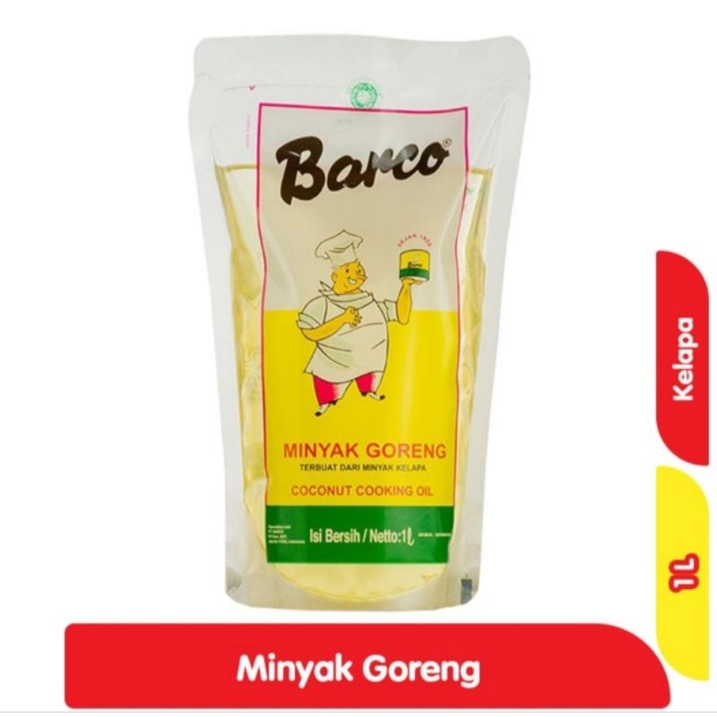 

BARCO MINYAK GORENG KELAPA POUCH 1 LITER