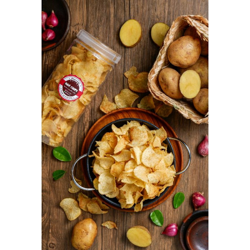 

Keripik Kentang Aslii 100% Kemasan Toples Varian Original