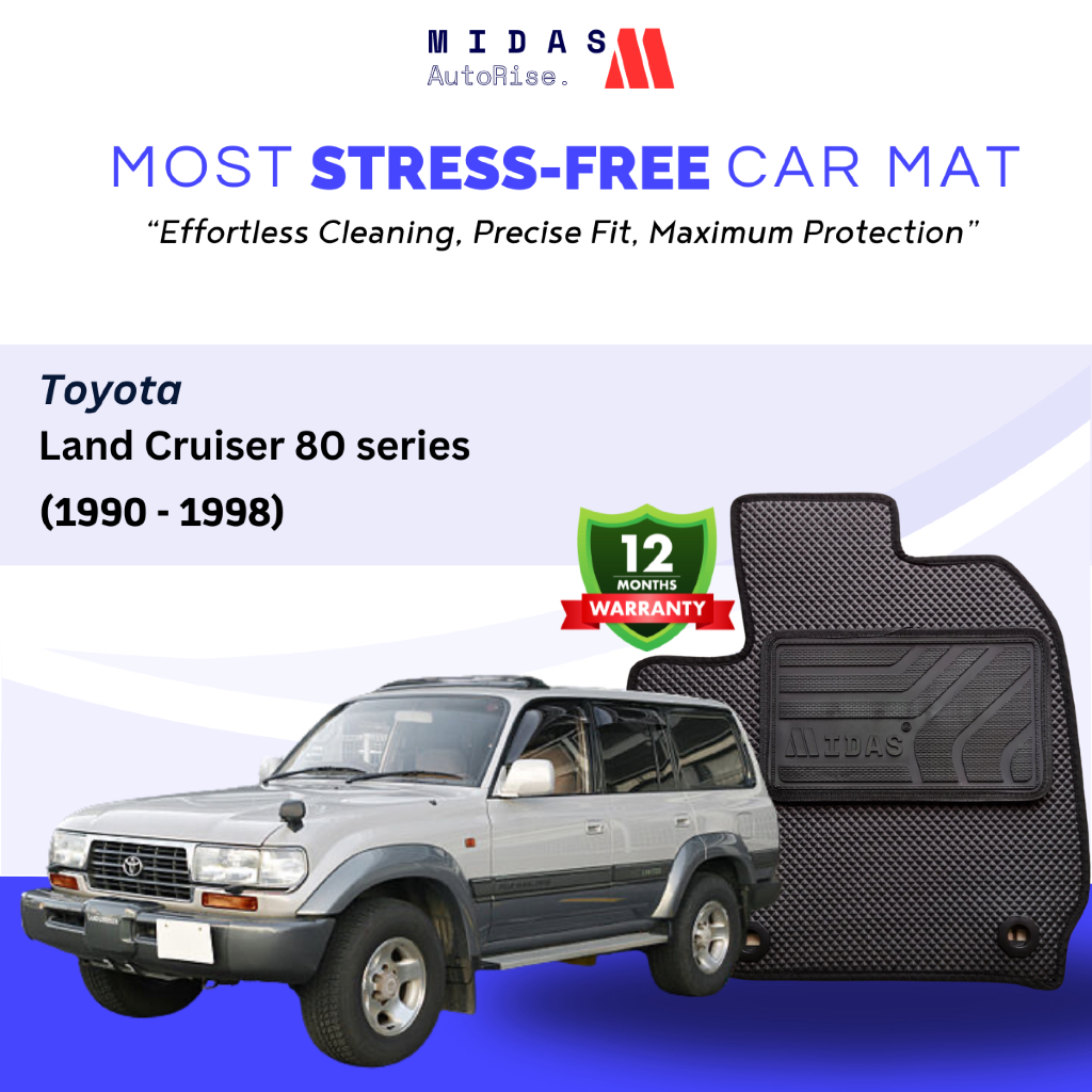Karpet mobil Midas Toyota Land Cruiser 80 series 1990 - 1998