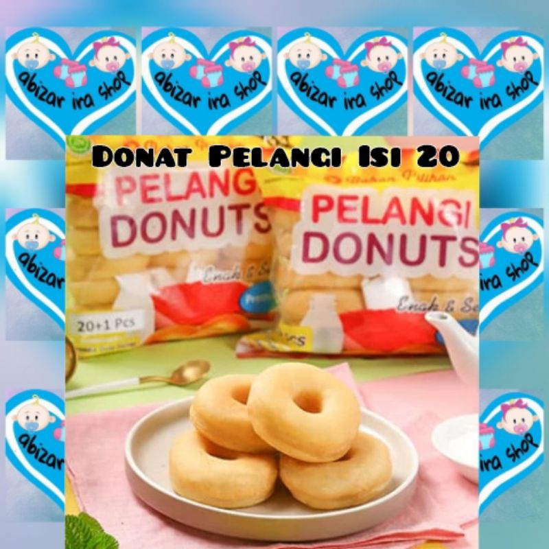 

donat pelangi mini 20+1