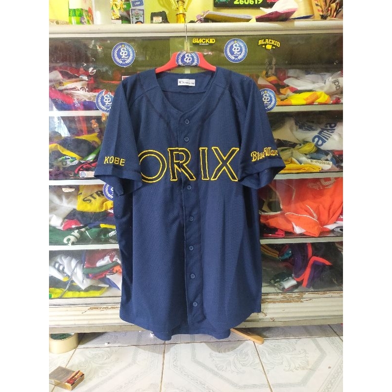 jersey baseball Orix Blue Wave 40th anniversary original bordir