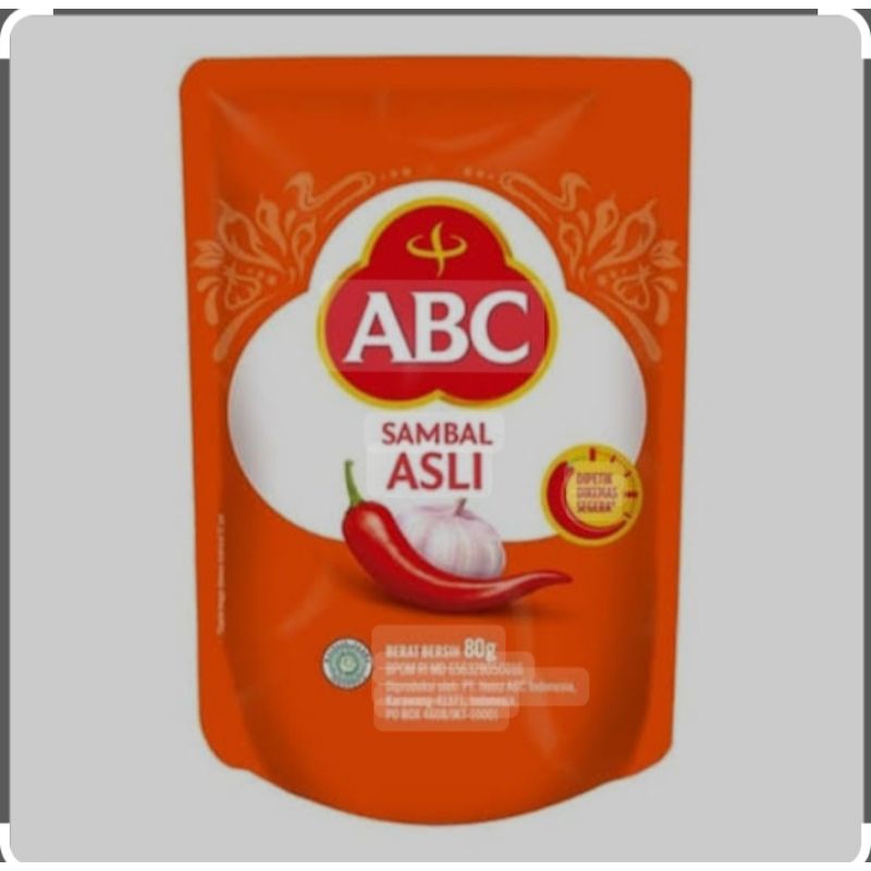 

ABC saus sambal kemasan pouch 80 gr