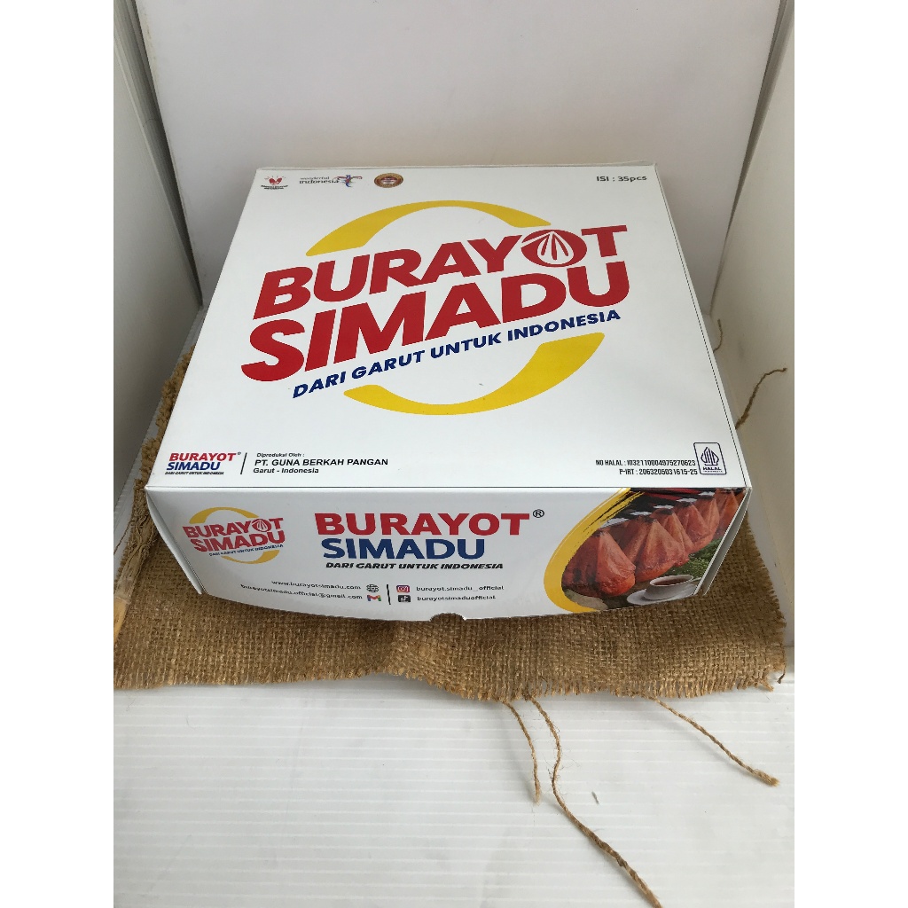 

Oleh oleh khas Garut Burayot isi 35pcs Cemilan khas garut Burayot original burayot asli simadu garut