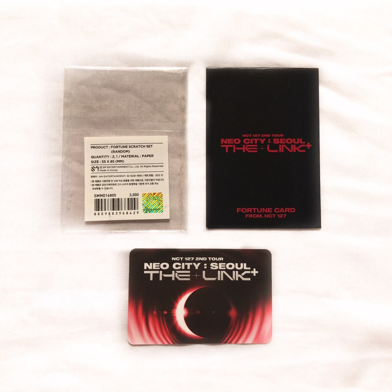 PC POCA PHOTOCARD / FORTUNE CARD MARK THE LINK+ SEOUL NCT 127