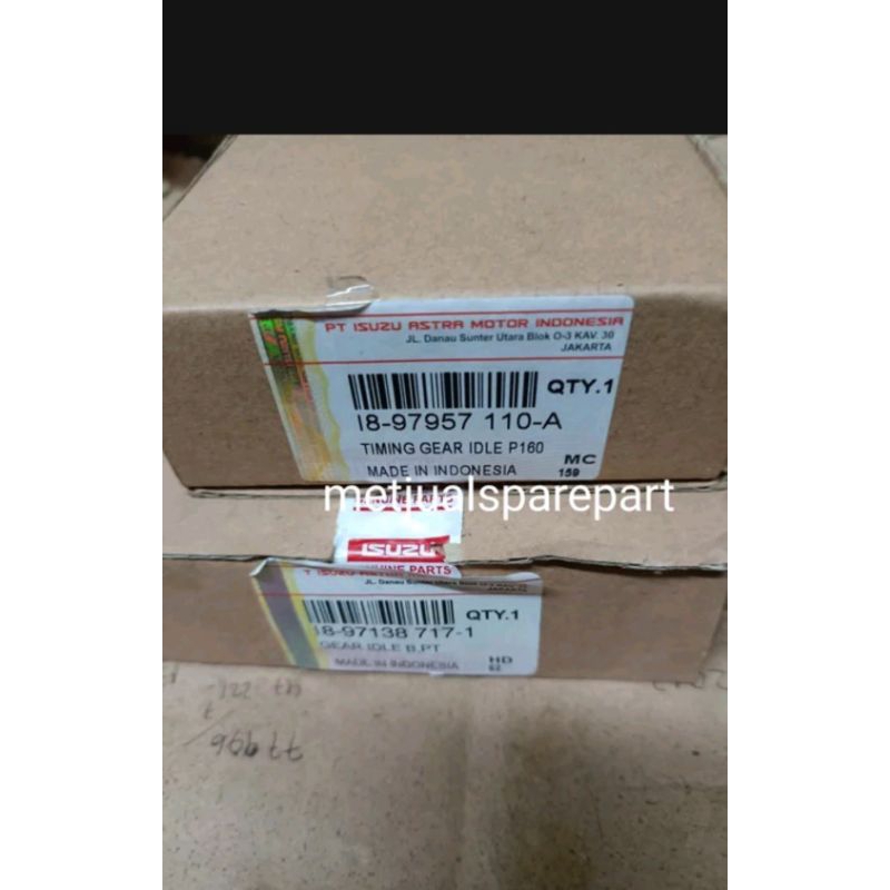 Gigi Penghubung Timing Idler Gear B Timing Isuzu Panther 2.5 Non Turbo Ori Astra